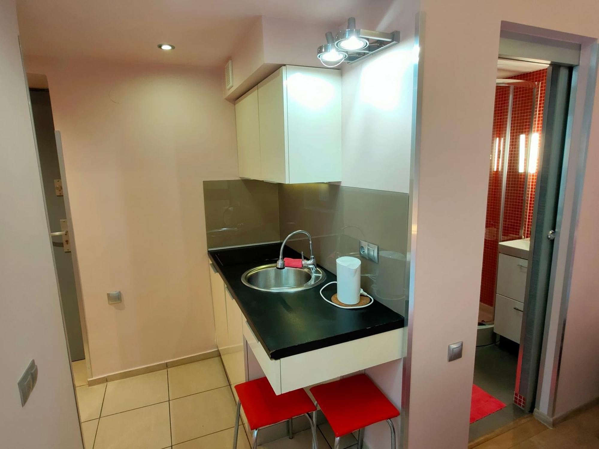 Mirror Pink Studio Apartment クラクフ エクステリア 写真