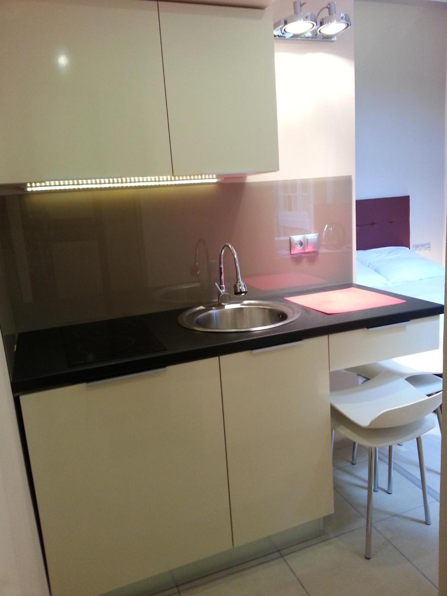Mirror Pink Studio Apartment クラクフ 部屋 写真